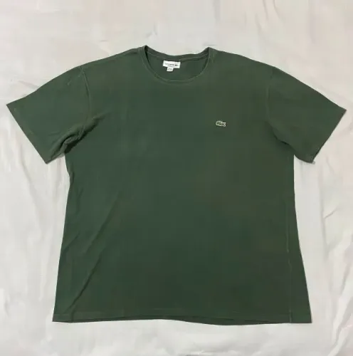 Camiseta Lacoste Original TAM 10/4G Verde Militar