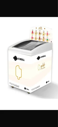FREEZER EXPOSITOR VITRINE SHOW 124L C/ CESTAS C/ LED