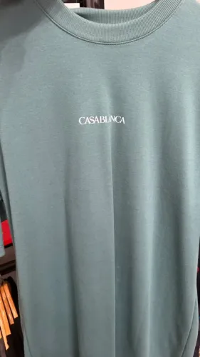 CAMISETA OVERSIZED CASA BLANCA - TAM. GG - MALHA ALGODÃO GROSSO - FOTOS REAIS!