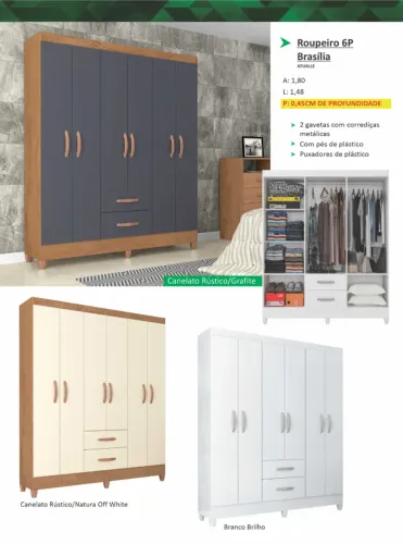 Guarda roupa Brasília 