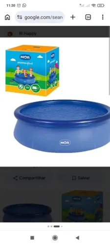 Piscina de plástico( pouco uso )ótimo estado