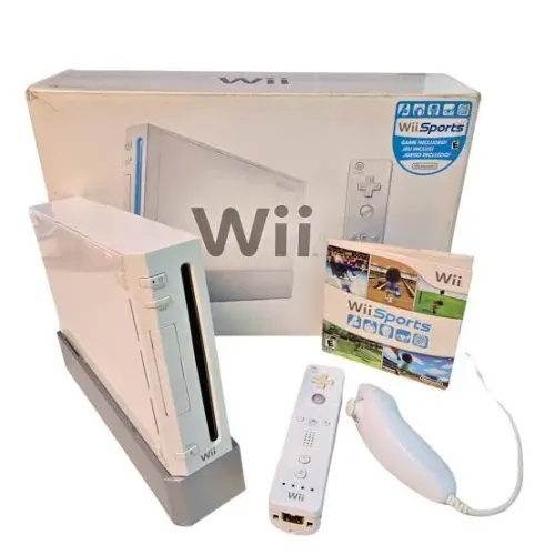 NINTENDO Wii + 1 Controle Base - (Desbloqueado)