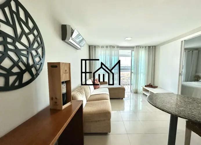 Apartamento quarto e sala à venda no Rio Vermelho - 43m² - 1/4 - Mobiliado - Salvador - Ba