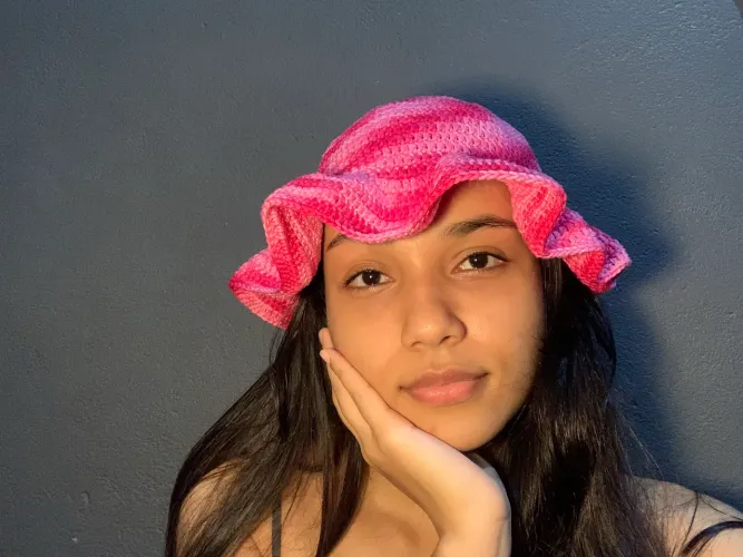 bucket hat de crochê 