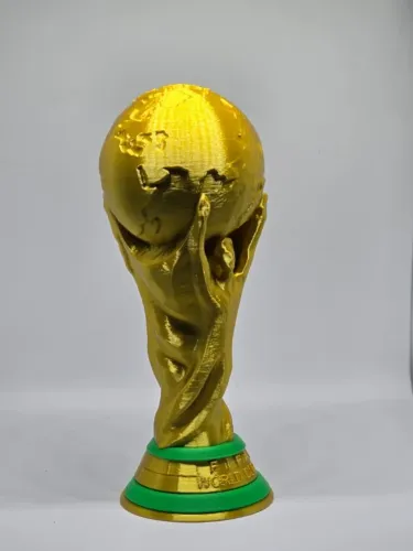 Réplica Taça Copa do Mundo FIFA 15- CM - Impressão 3D ? Decoração Futebol ? Presente C