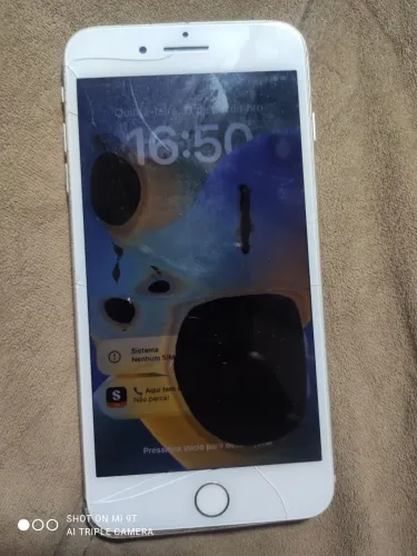 Aiphone 7 plus tela quebrada e traseira quebrada