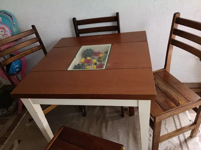 Mesa madeira maciça