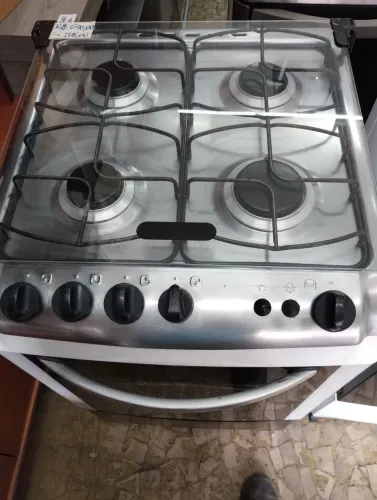 Fogão já convertido pra gás natural usado