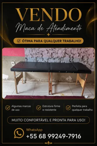 Vendo maca de atendimento
