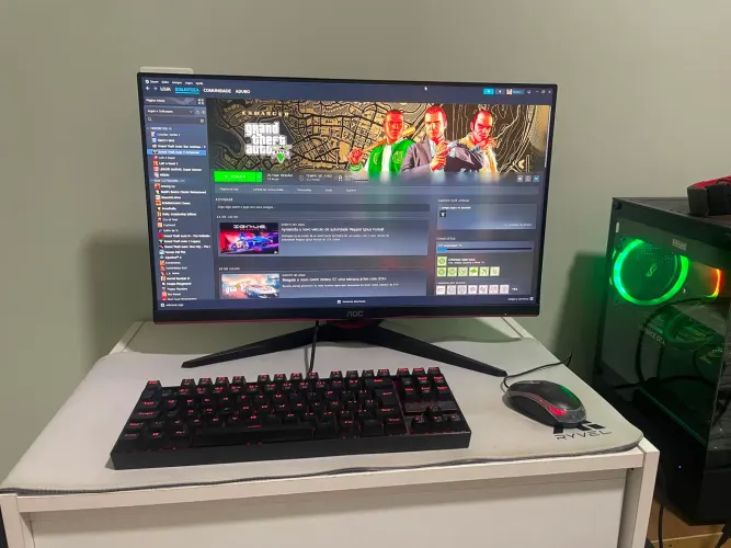 PC Gamer Completo + Monitor AOC 26" + Teclado e Mouse (NÃO ACEITO OFERTAS E NEM TROCAS)