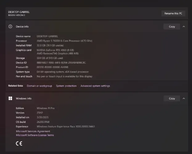 Processador Ryzen 5 7600X 6-Core Processor [AM5]
