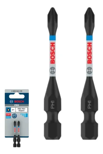 Jogo de bits de impacto PH1 - 55mm - 2un ( Bosch )