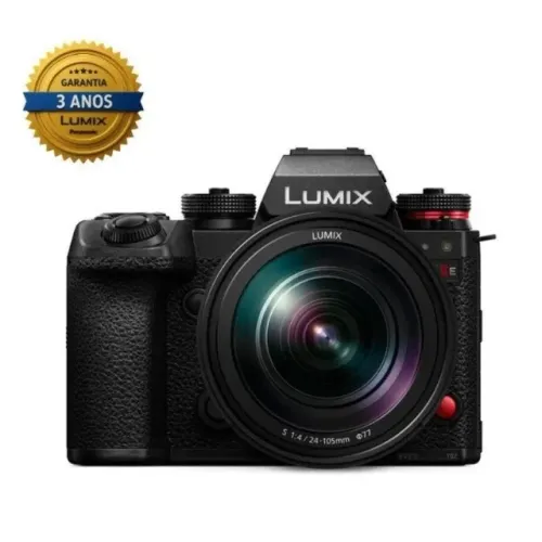 Câmera Digital Lumix S1 II 24.2MP 3.0" Lente S 24-105MM - Nova na caixa!