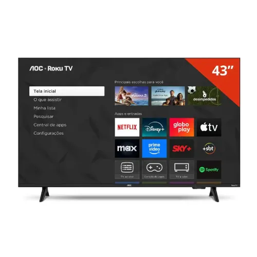 Tv AOC Roku tv 43 Smart