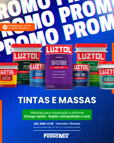 Tintas e Massas Luztol - Melhor preço, Entrega rápida e Parcelamento em até 10x