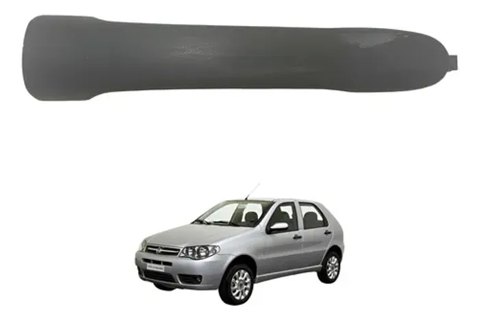 Maçaneta Externa Porta Traseira Direita Fiat Palio 2012 Preto Traseira