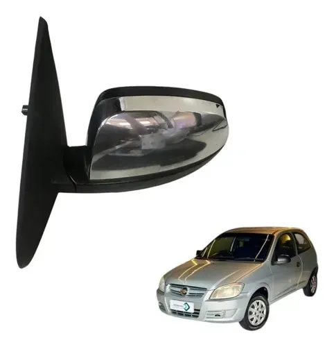 Retrovisor Manual Esquerdo Chevrolet Celta 2007 2008 2009
