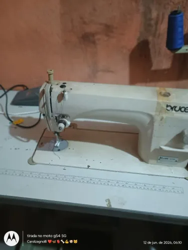 Máquina industrial Bruce reta
