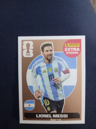 Extra figurinha panini Lionel Messi 