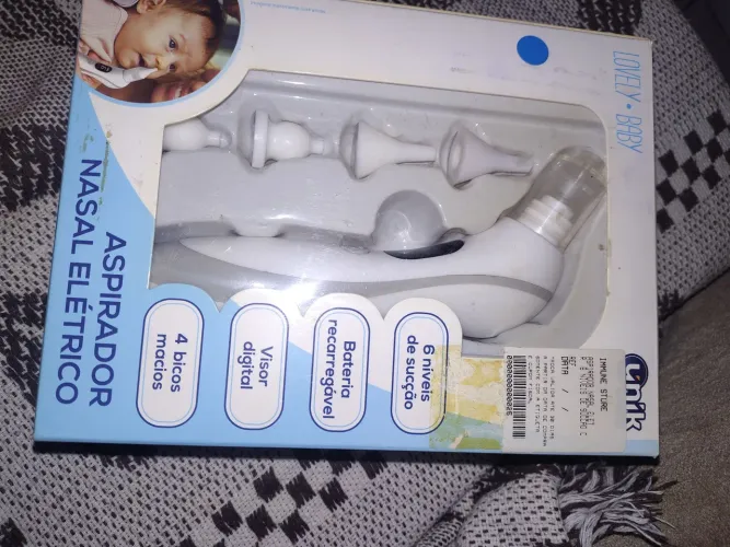 Aspirador nasal elétrico baby
