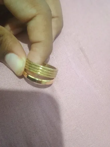 Aliança banhada a ouro Tam 20