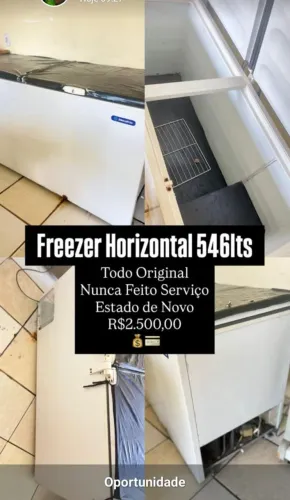 Freezer horizontal 546 litros