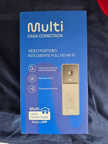 Video porteiro inteligente full hd Wi-Fi