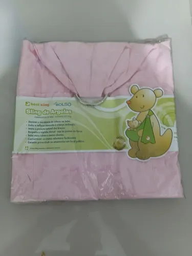 Vendo um sling carregador de bebê com argola e com bolso