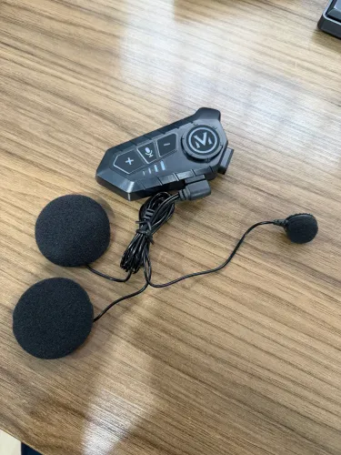 Fone De Ouvido Para Capacete Intercomunicador Bluetooth