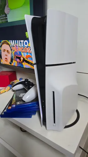 ? PS5 COM LEITOR + 5 JOGOS FÍSICOS | COMPLETO
