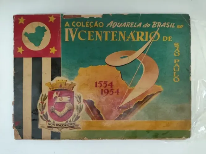 Álbum de Figurinhas 1954 Aquarela do Brasil IV Centenário SP