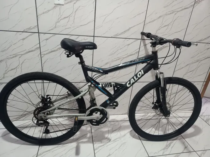 Bicicleta Caloi alumínio 27.5/ dupla suspensão 21 Velocidades 