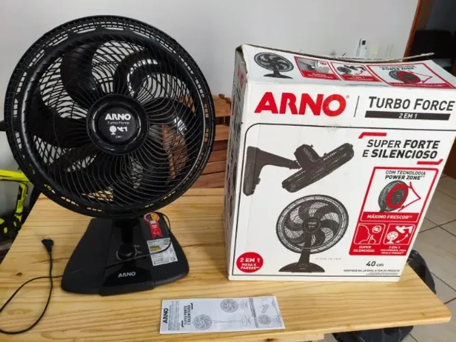 Ventilador Arno Turbo - Semi-novo