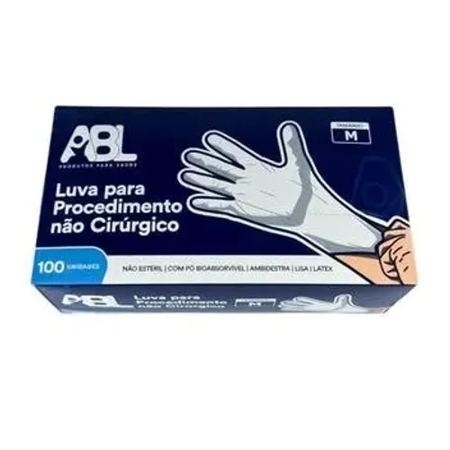 LUVA PROCDIMENTO LÁTEX C/100 - ABL