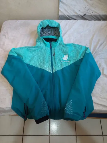 Jaqueta Corta-Vento Impermeável Deliveroo Tamanho-GG