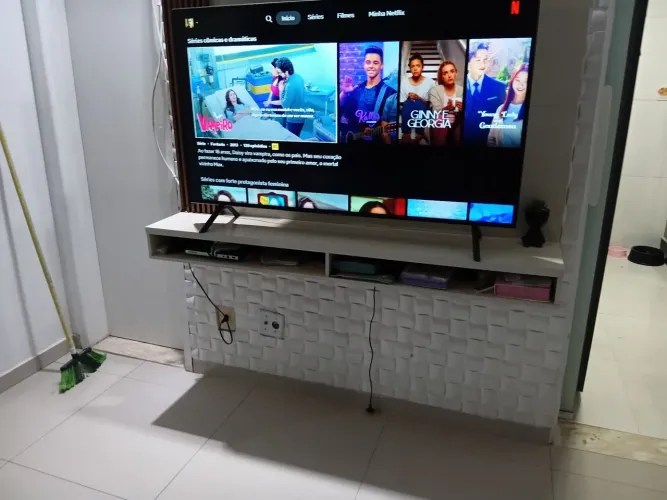 Smart tv cristal4k perfeita