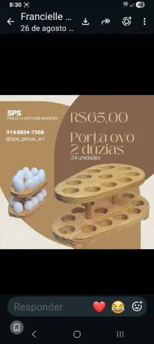 Sps pinus arte em madeira