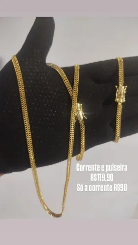 Vendo corrente banhada a ouro 18k 