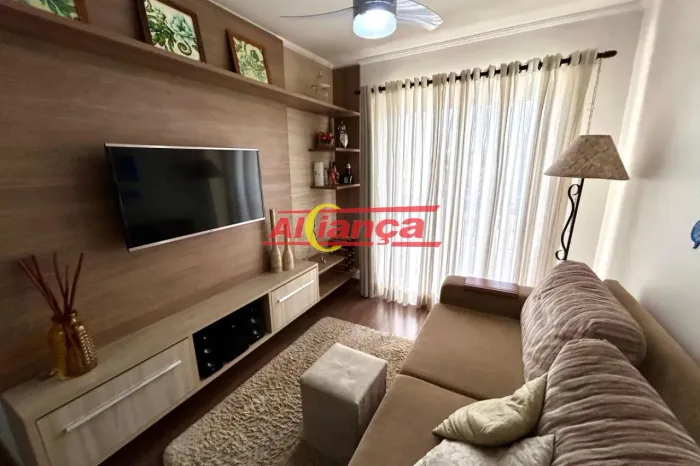 Apartamento à Venda no Gopoúva 75 m², 2 Quartos (1 suíte) e 1 Vaga