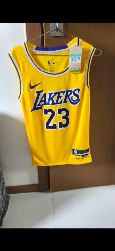 CAMISA BASQUETE LAKERS  FEM / INFANTIL 