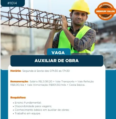 Auxiliar de Obra
