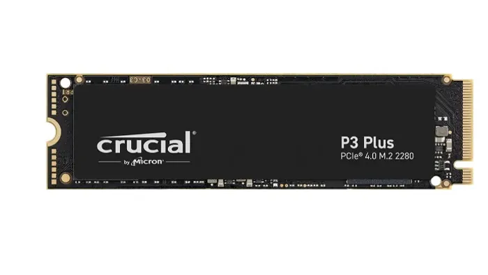 SSD Crucial P3 Plus (Usado), 4TB, 3D NAND, M.2 NVMe, Leitura: 4800Mb/s e Gravação: 4100Mb/