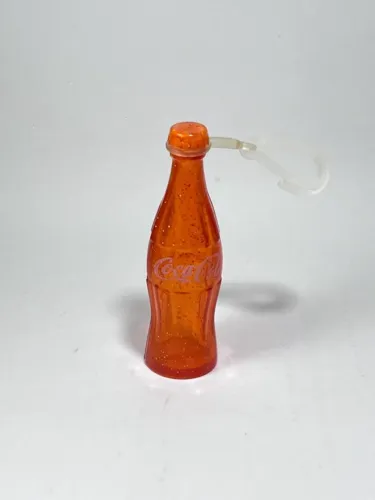 haveiro Coca-Cola Garrafinha Laranja Glitter - 2002 | Coca-Cola Mania | Charlie Brown Jr