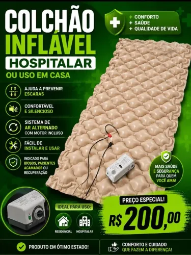 Colchão inflável com bom Elétrica para encher