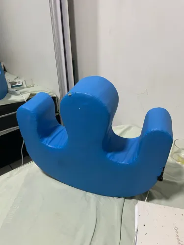 Almofada/posicionador ortopédico azul