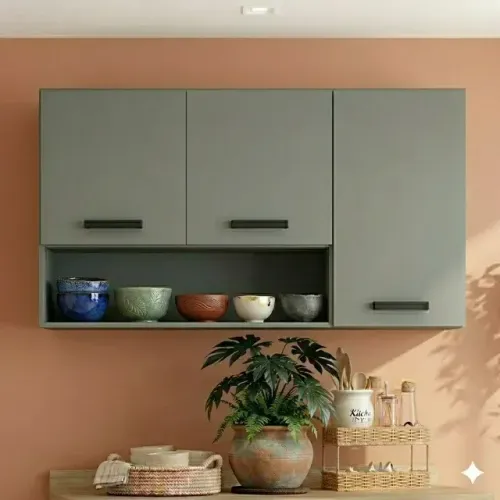Armário Aéreo com 3 Portas Fendi/Fendi