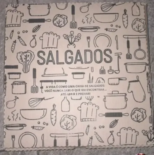 Caixa para Salgados Fritos 35x35 total 20 unidades de caixa
