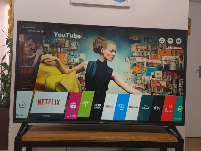 Smart 55 Polegadas Tv LG 4k Ultra HD 5G 