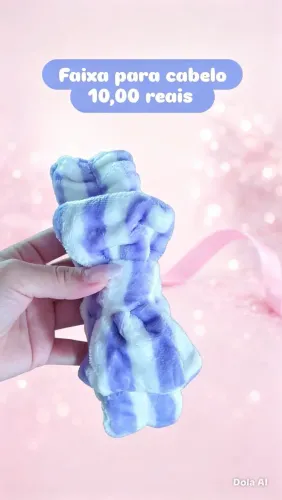 Produtos de makes e acessórios 