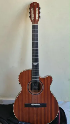 VIOLÃO STRINBERG SI200c Mgs flat nylon mahogany C/ afinador
